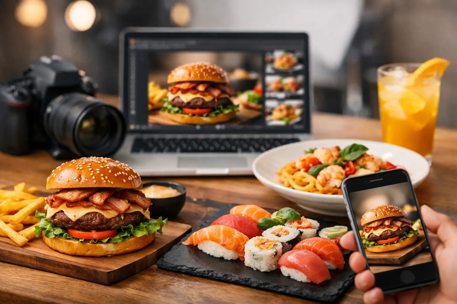 Food Image Generation for Fast Marketing