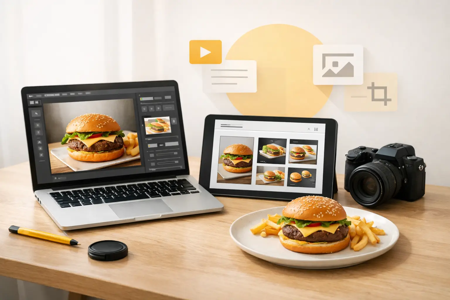 Menu Image Software for Faster Food Content