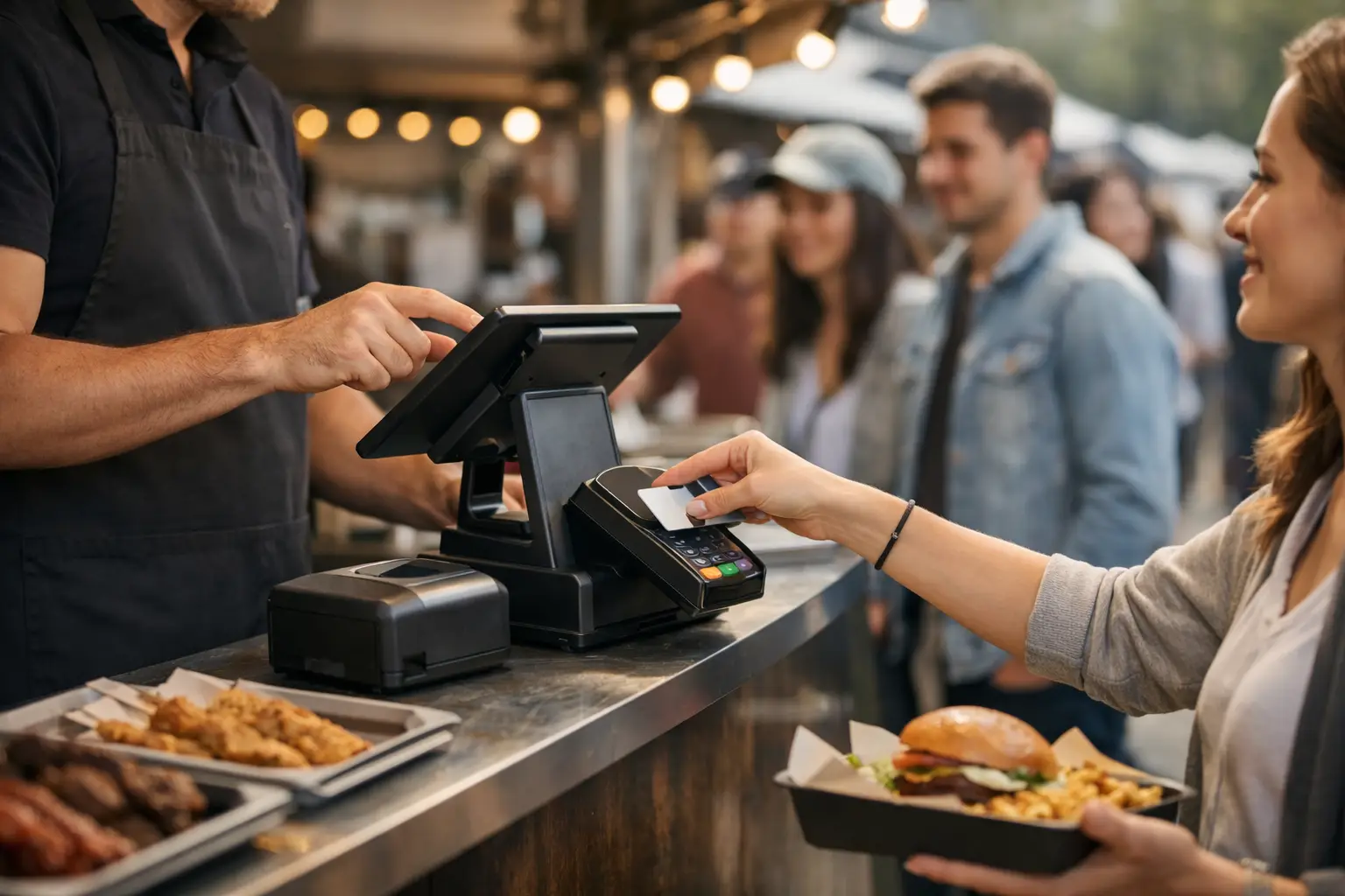 Food Stall Point of Sale That Keeps Queues Moving