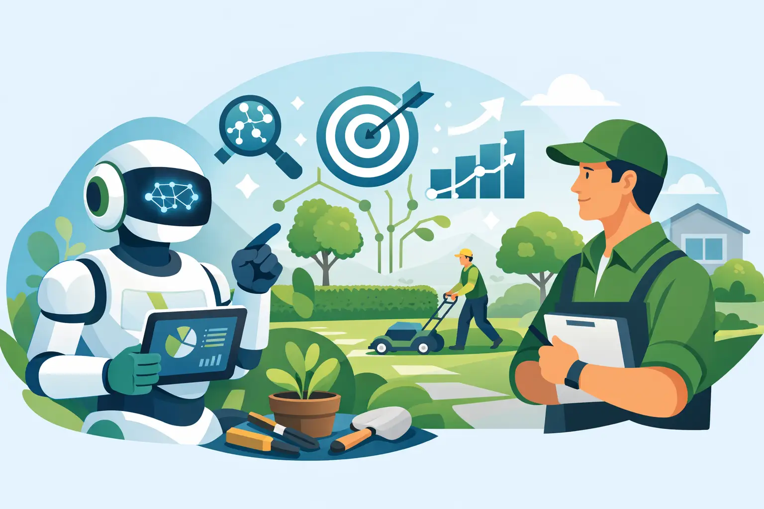 AI Marketing for Landscaping Companies That Wins Work
