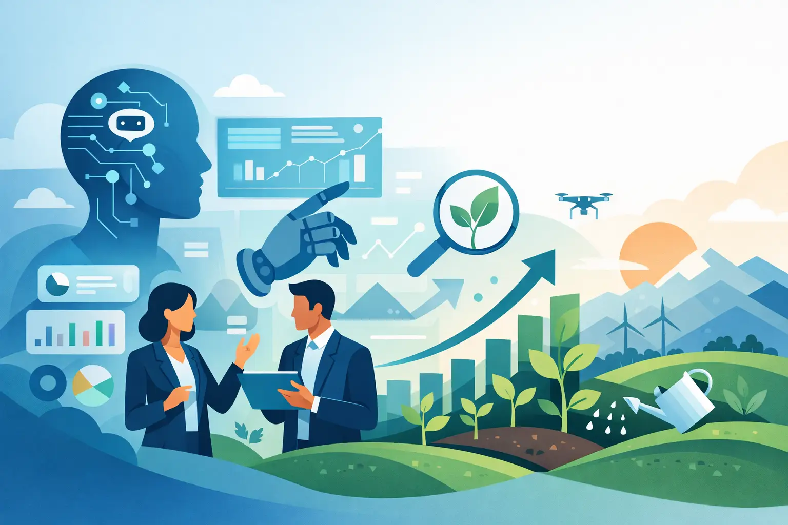 Integrated AI Coaching for Landscape Growth