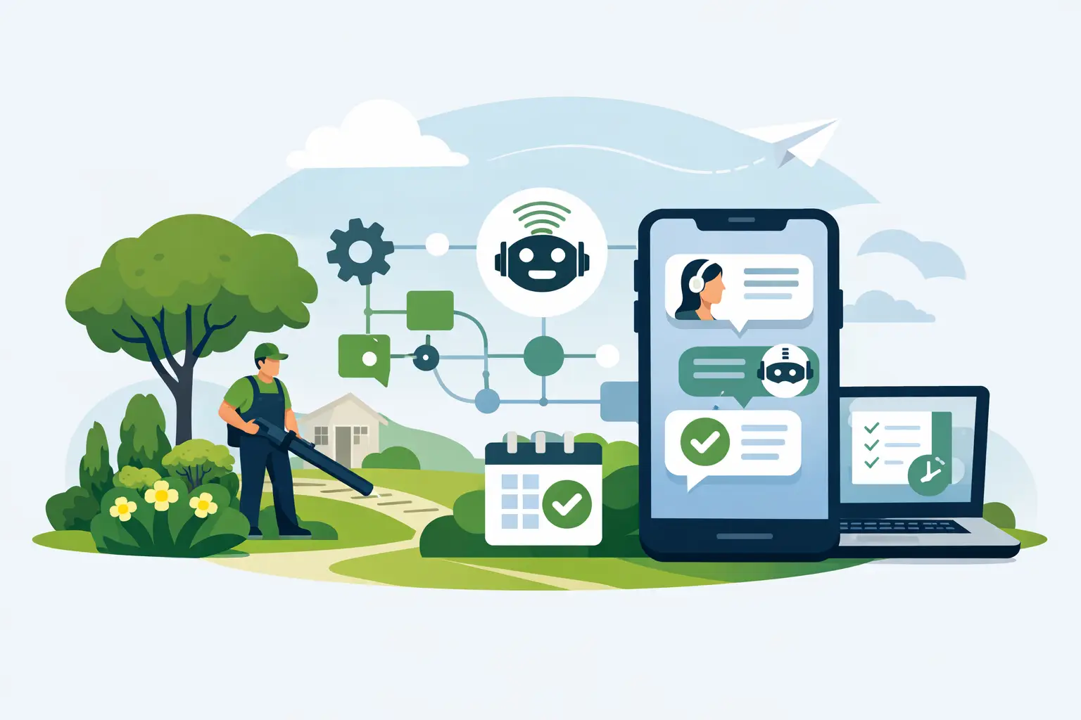 How to Automate Landscaping Customer Enquiries