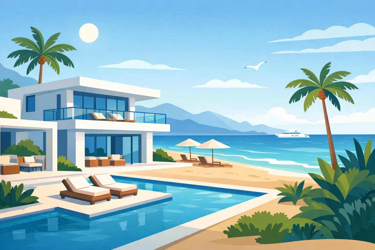 Marbella Beachfront Luxury Villa Stays