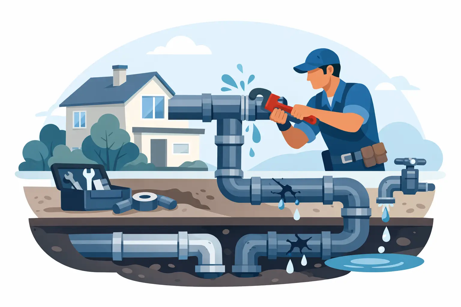 Residential Pipe Repair Done Right