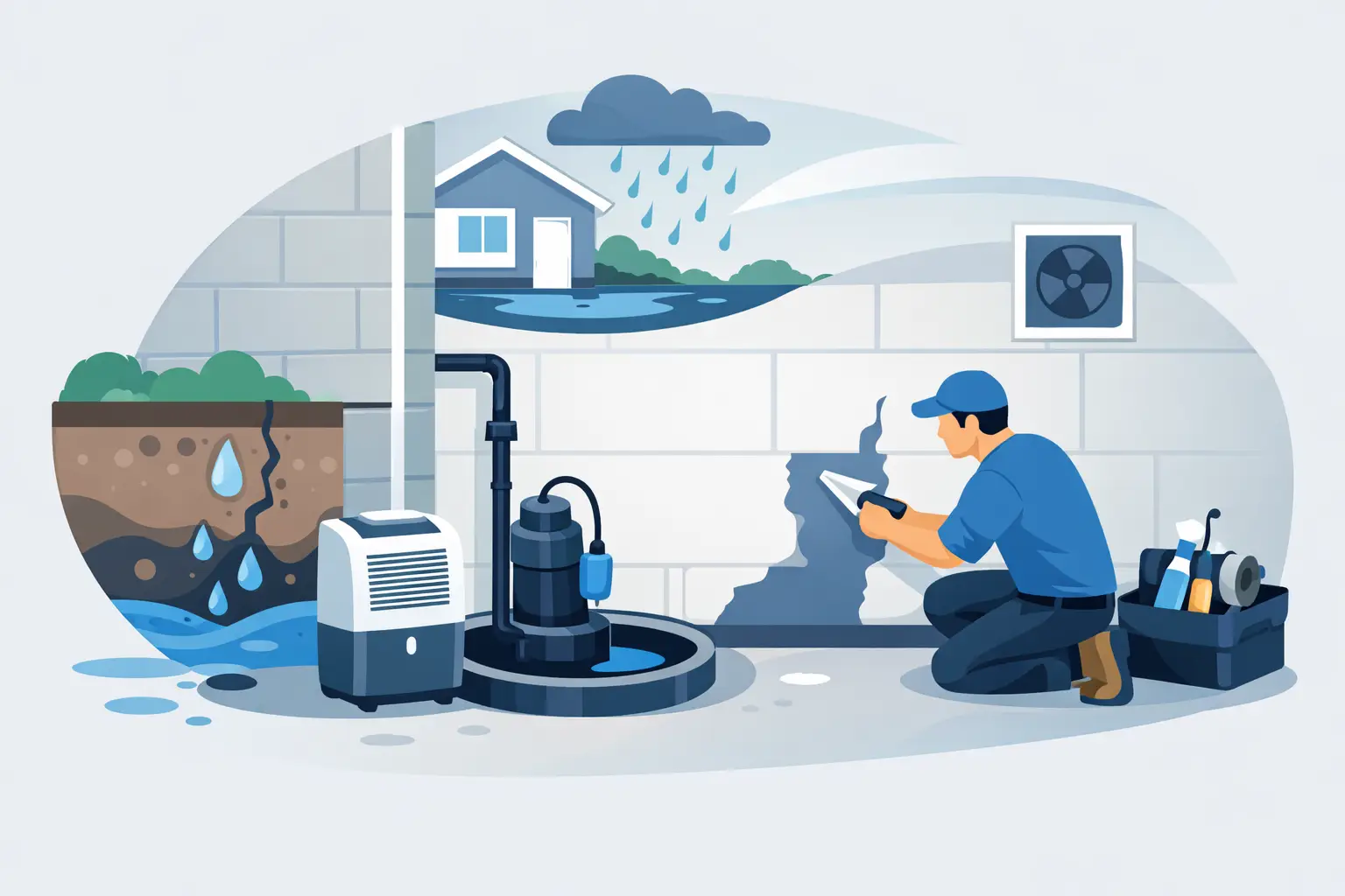 Basement Water Leak Solutions That Stop Damage