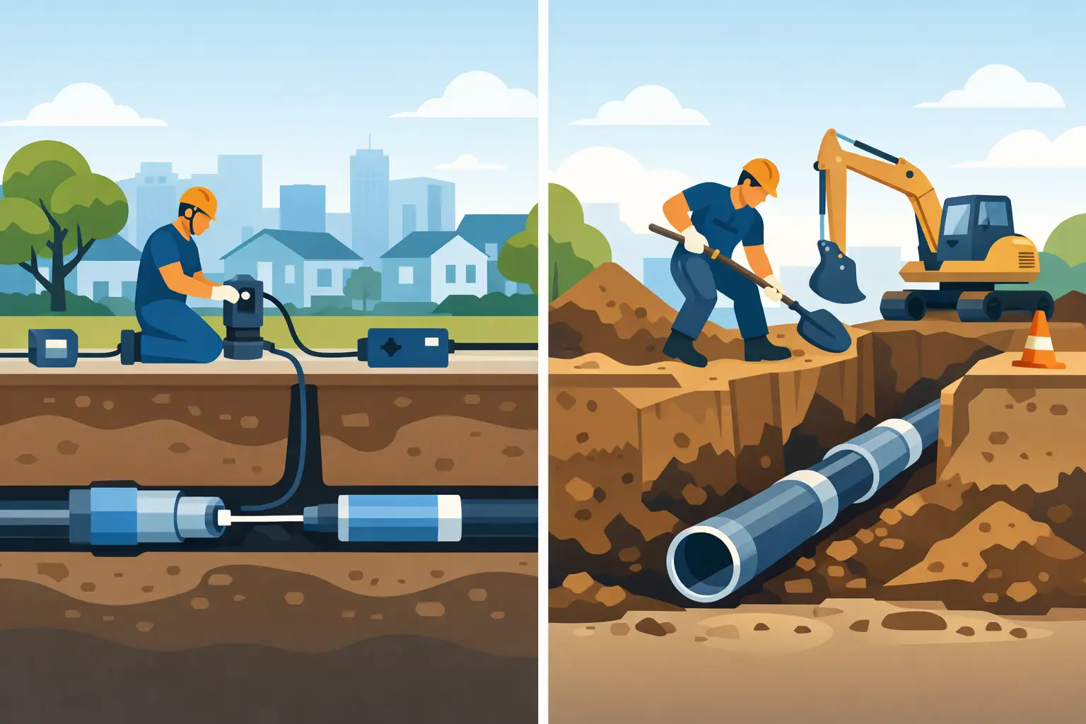 Trenchless Versus Traditional Sewer Repair