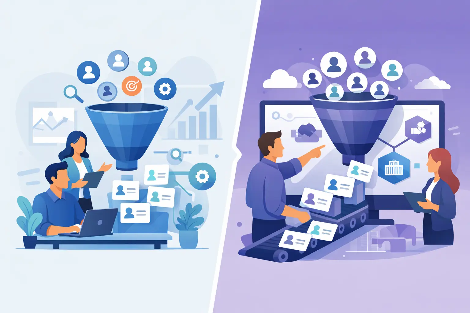 Eigen leadgeneratie versus leadplatforms vergelijken