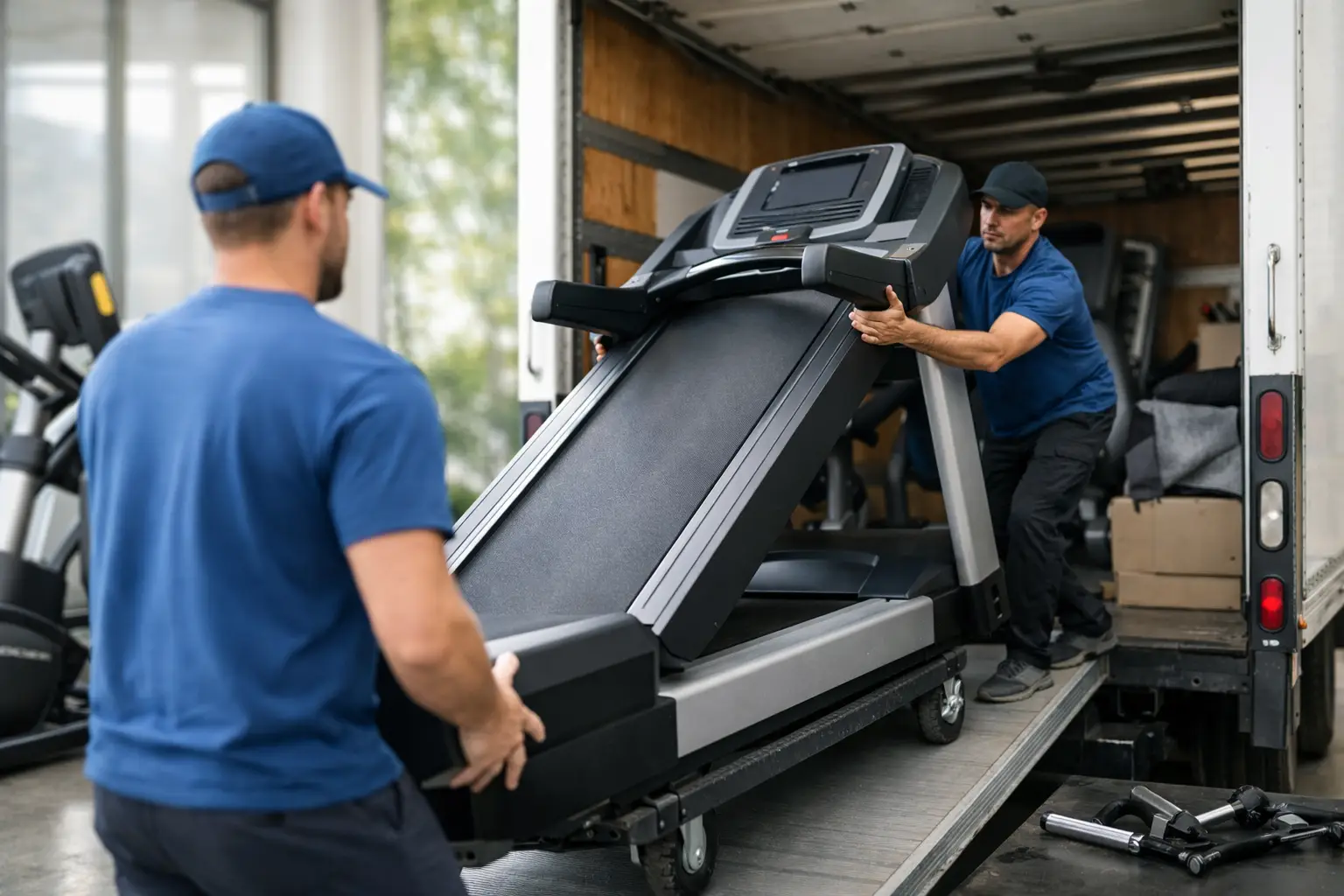 Fitnessapparatuur verhuizen zonder stilstand