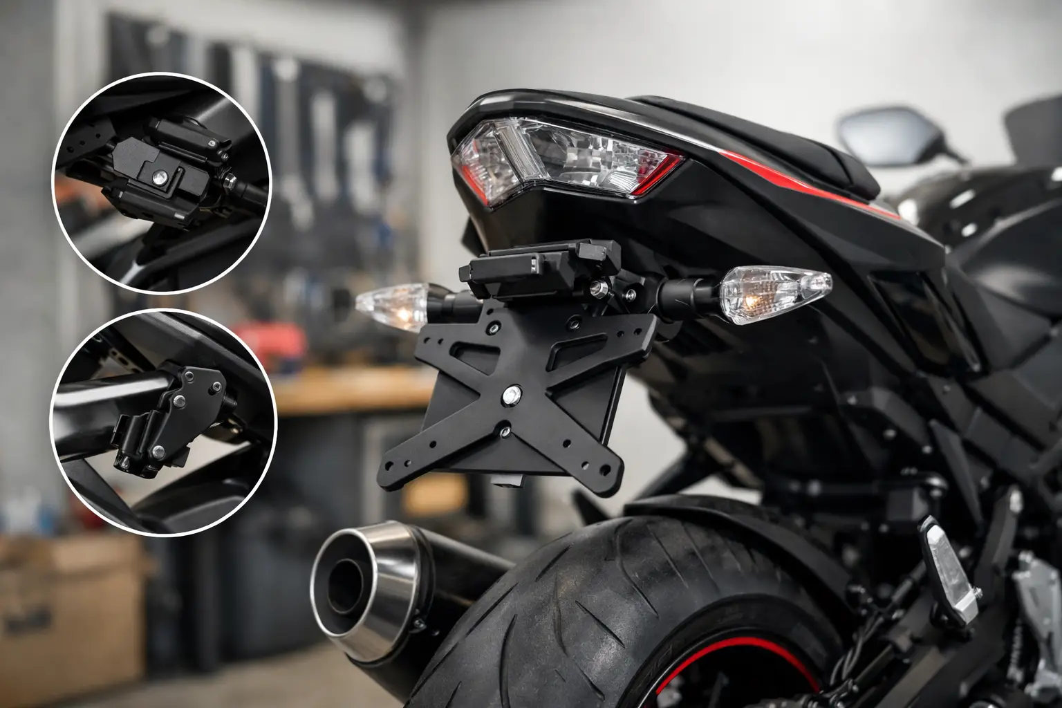 Quel support plaque moto sans perçage choisir ?