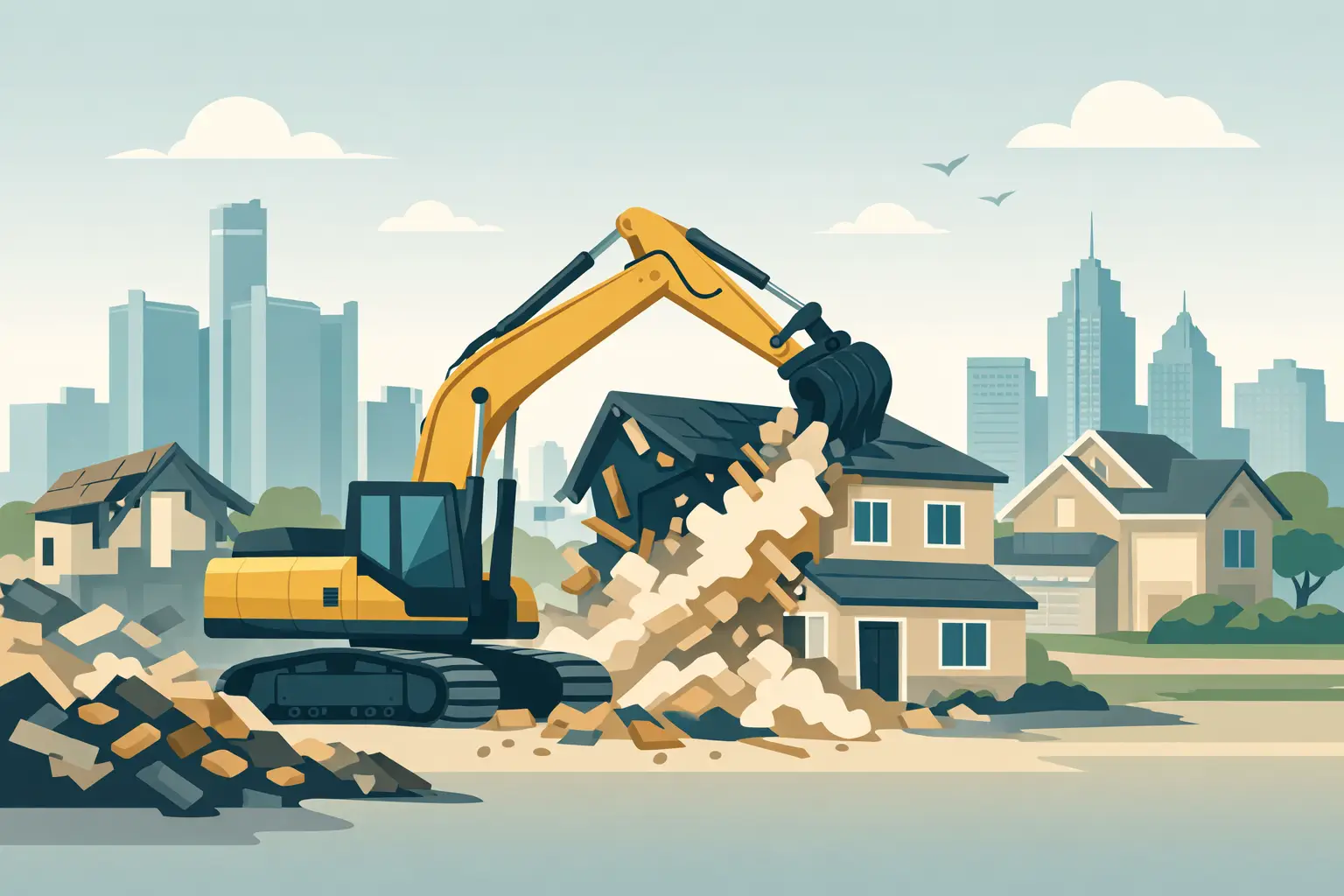 Residential Demolition Contractor Metro Detroit