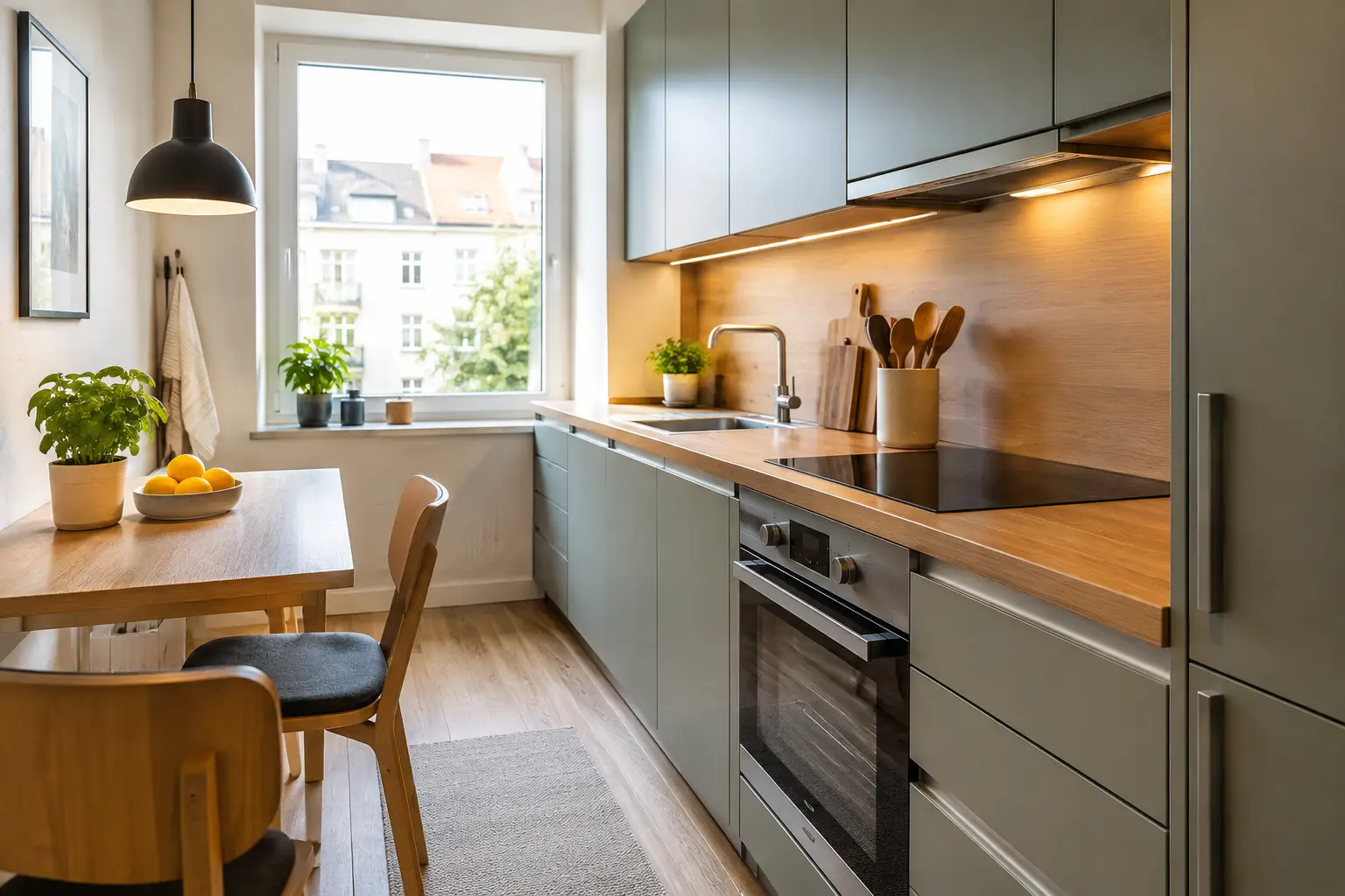 Small German Kitchen Layouts That Work Harder