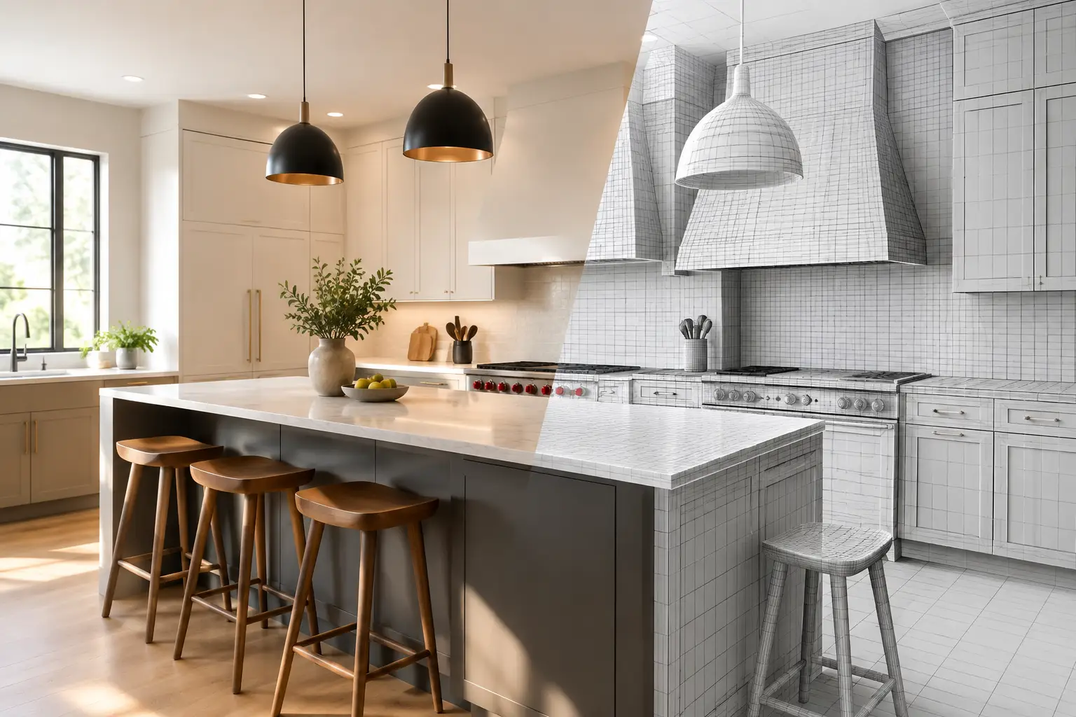 Photorealistic Kitchen 3D Renders Explained