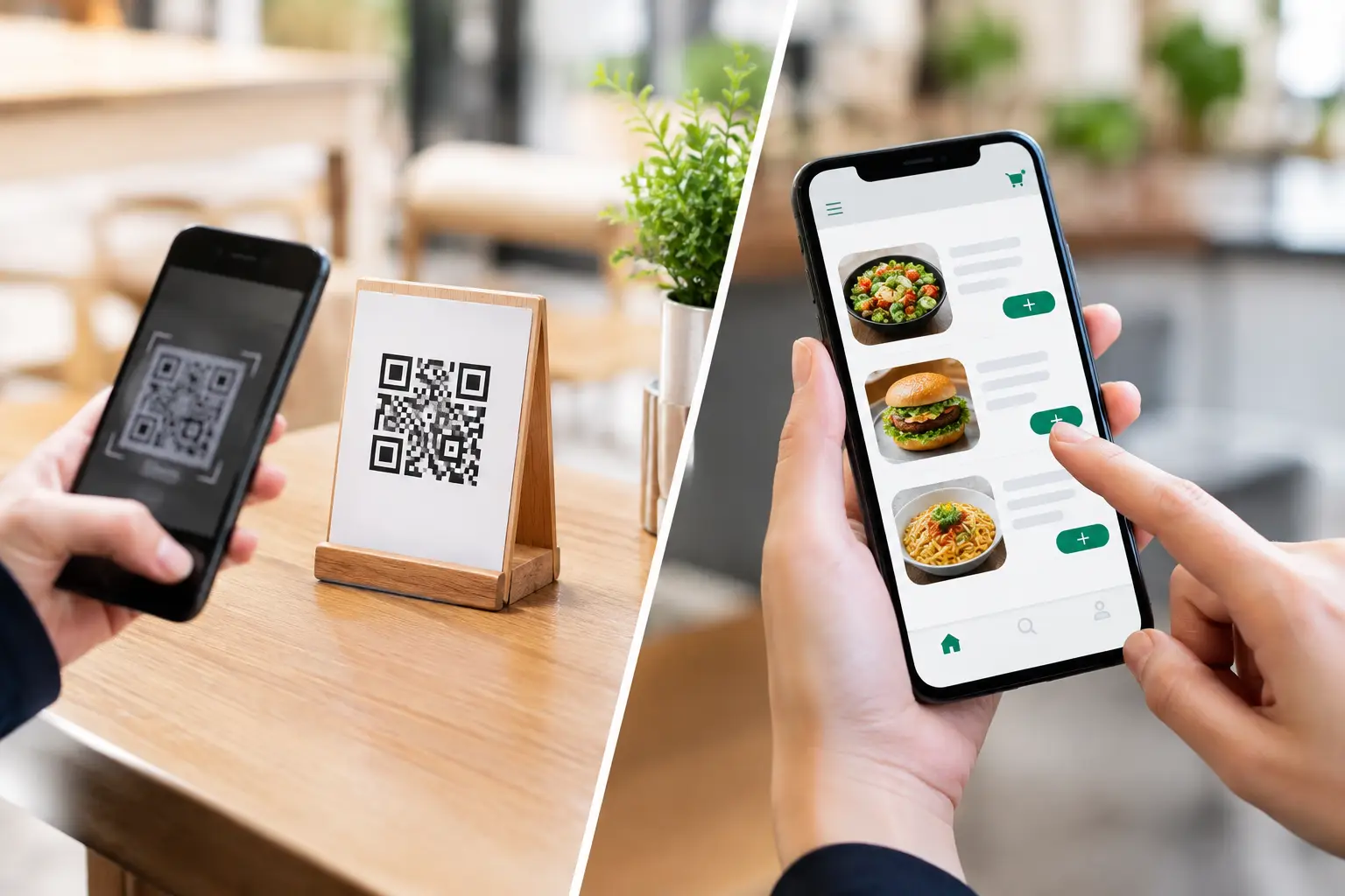 Σύστημα QR έναντι εφαρμογής παραγγελιών