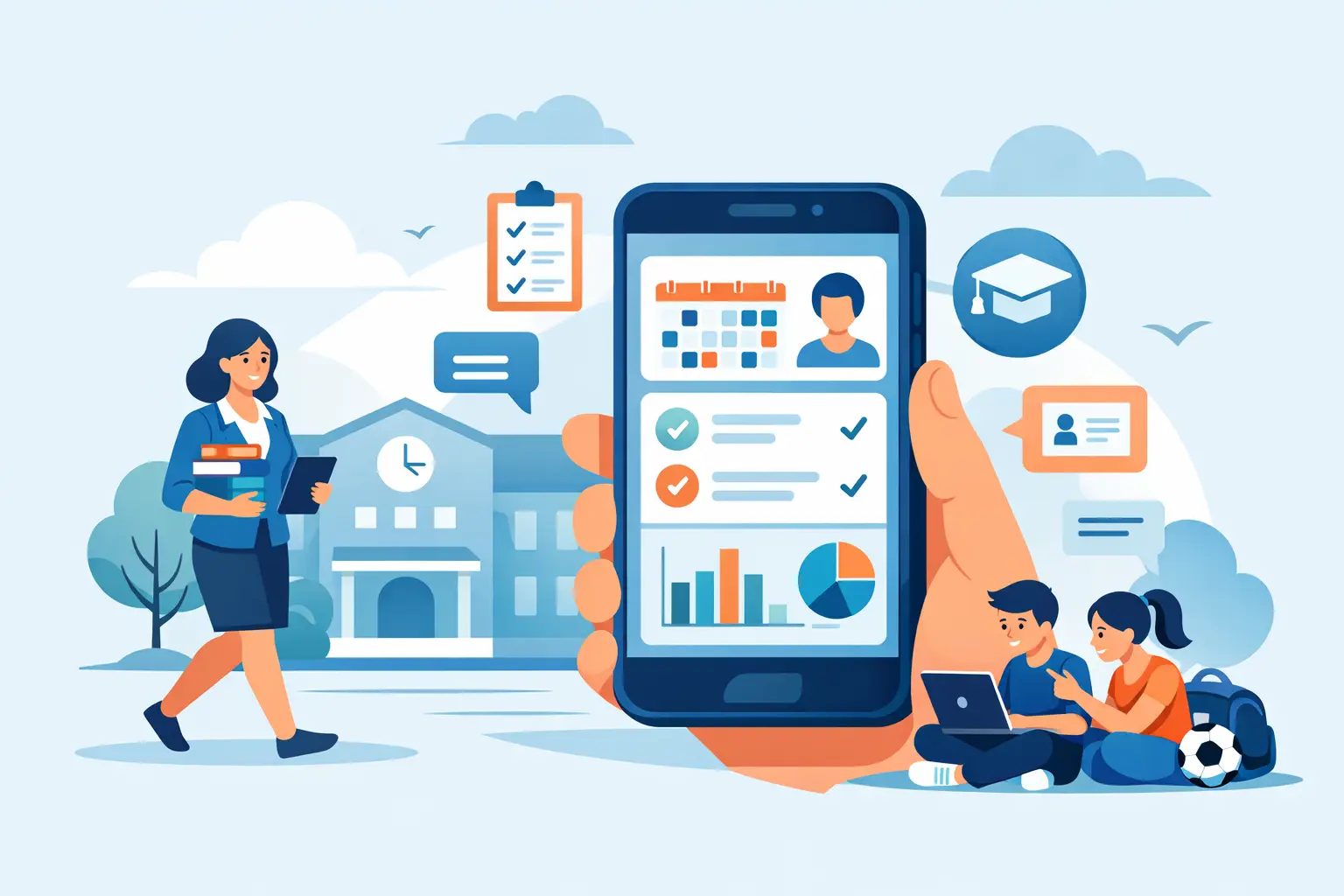 Mobile Schulverwaltung für den Schulalltag