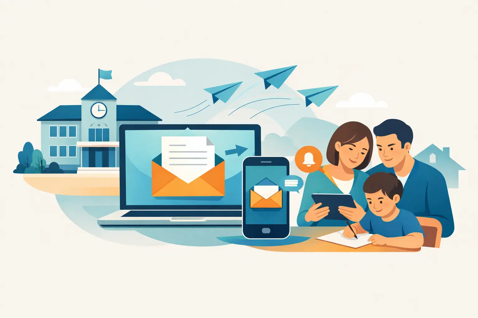Elternbriefe digital versenden in der Schule