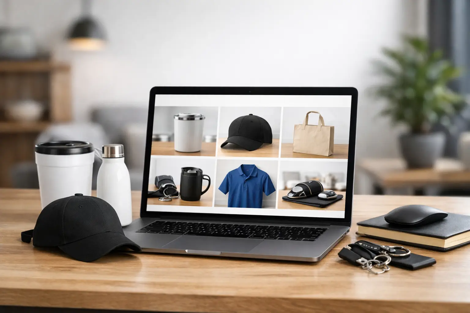 Site moderno para produtos promocionais