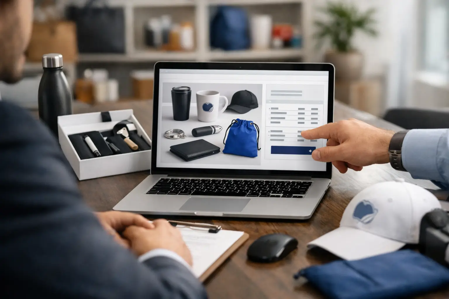 Site para empresa de brindes que gera cotações