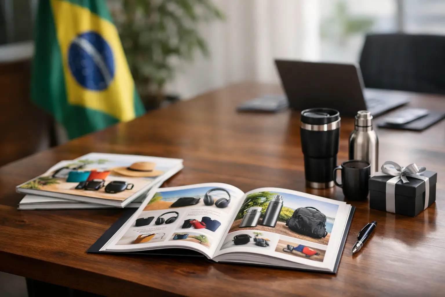 Catálogo promocional para empresas brasileiras