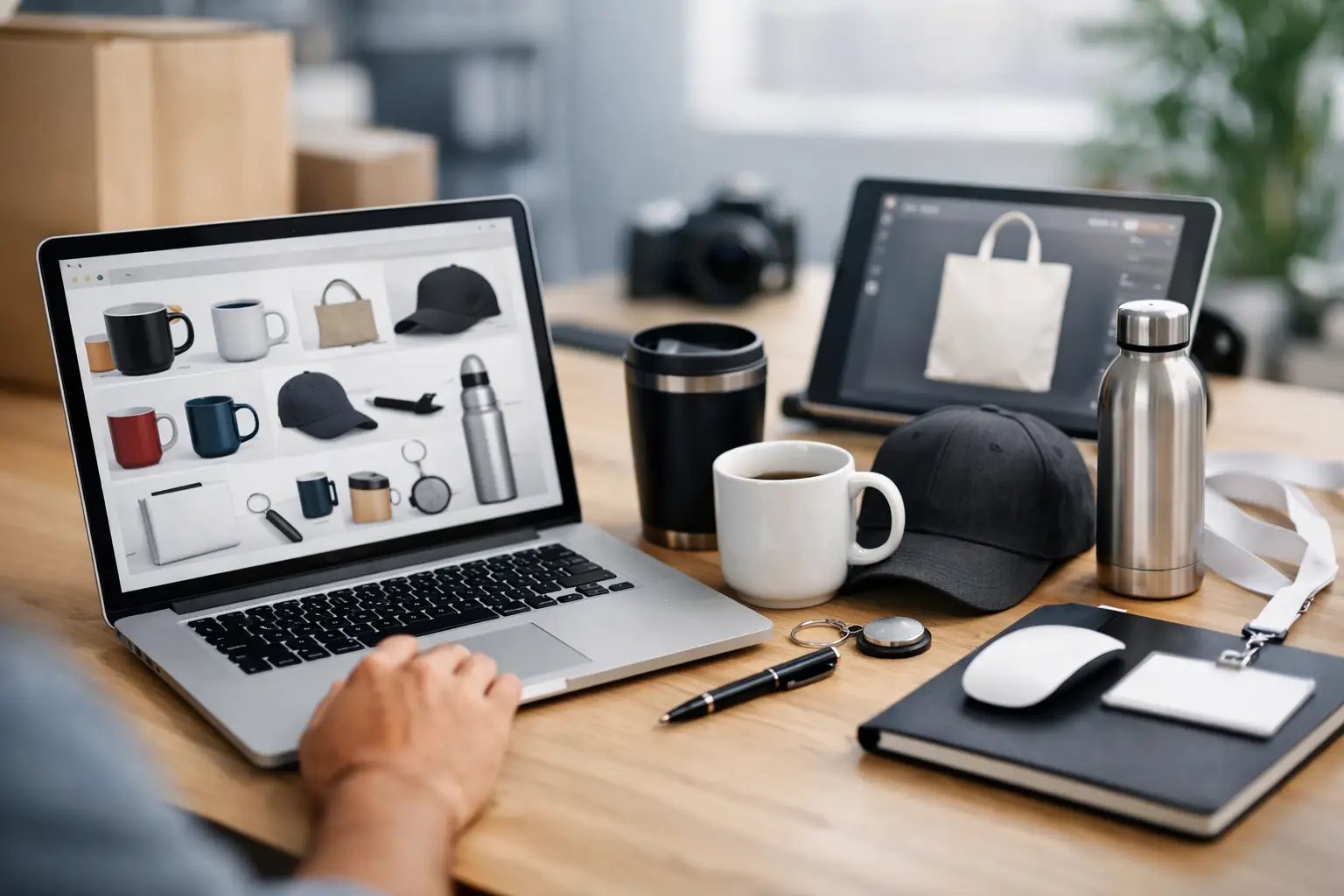 Solução digital para empresas de brindes