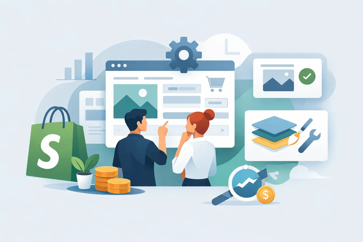 Shopify thema laten maken: wanneer loont het?