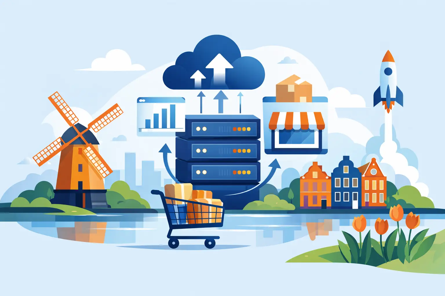 Magento hosting Nederland voor groeiende webshops