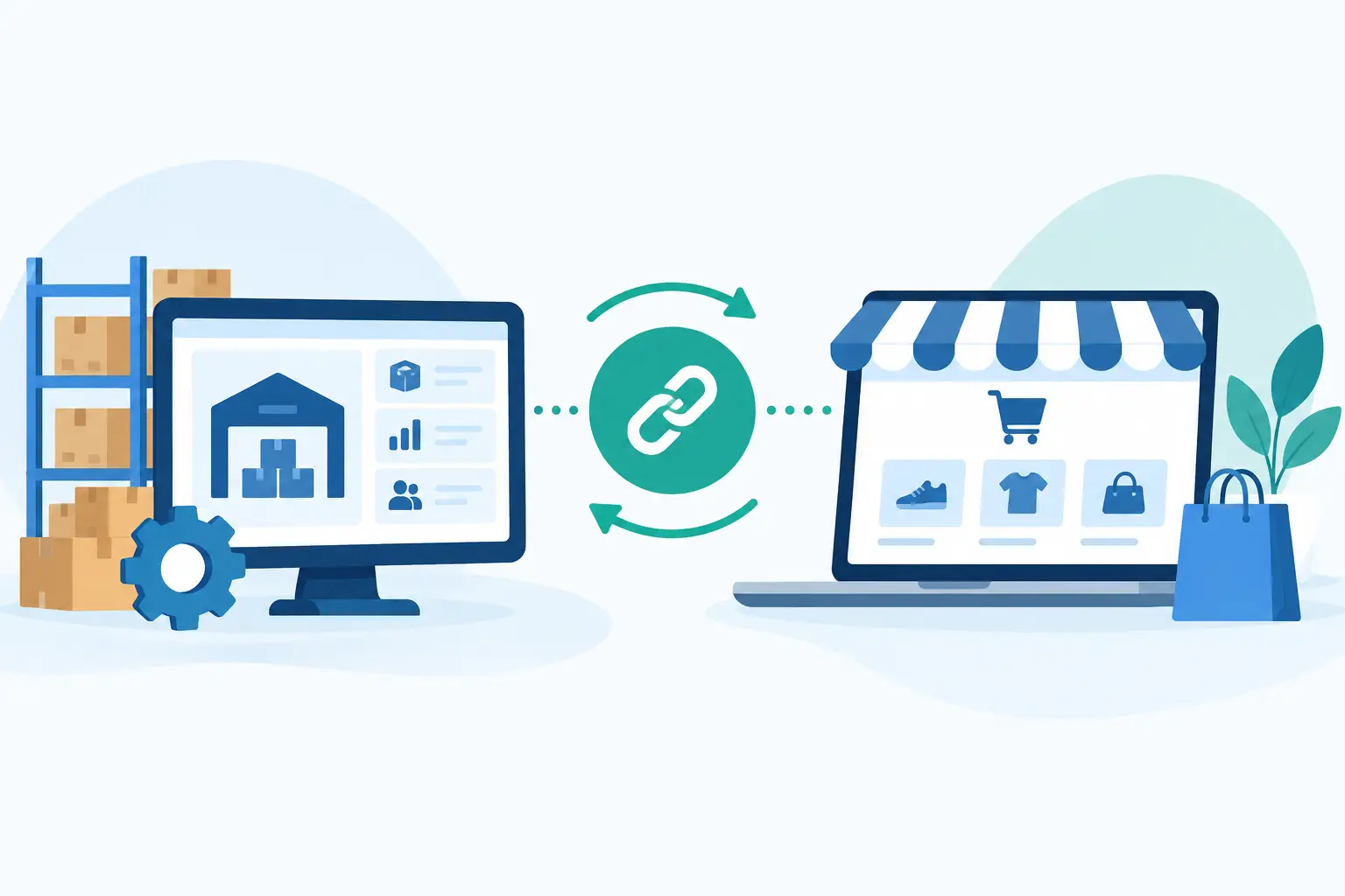 Hoe werkt ERP koppeling voor je webshop?