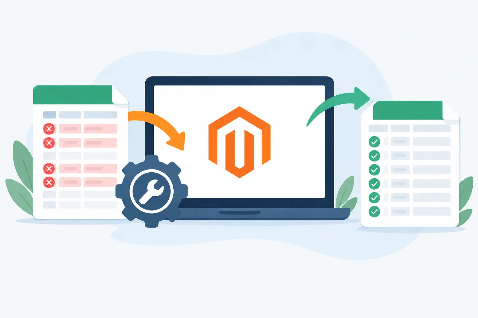 Magento importfouten oplossen zonder dataverlies