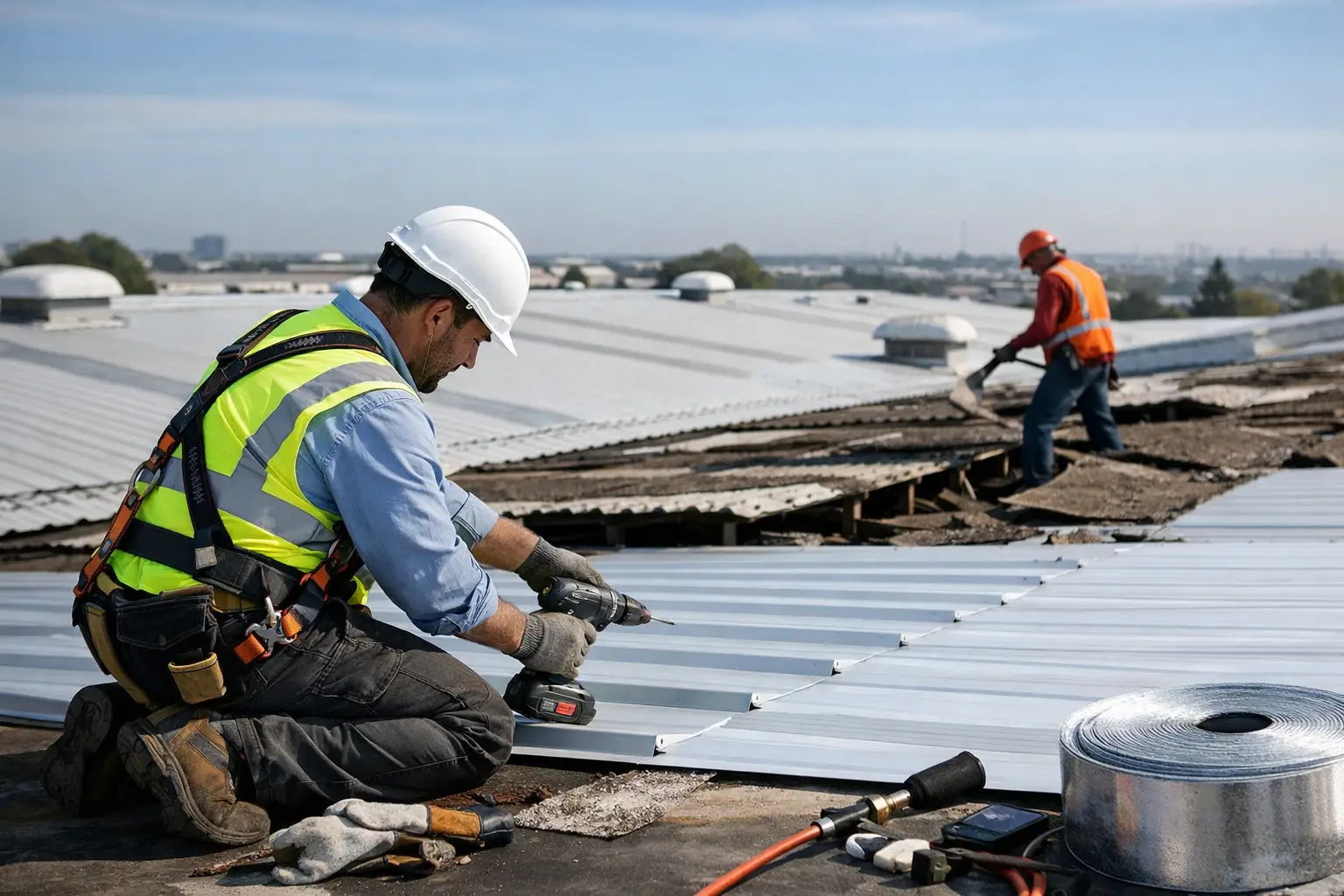A practical guide to warehouse roof rehabilitation, covering inspection, leak diagnosis, repair scope, waterproofing systems, and cost control.
