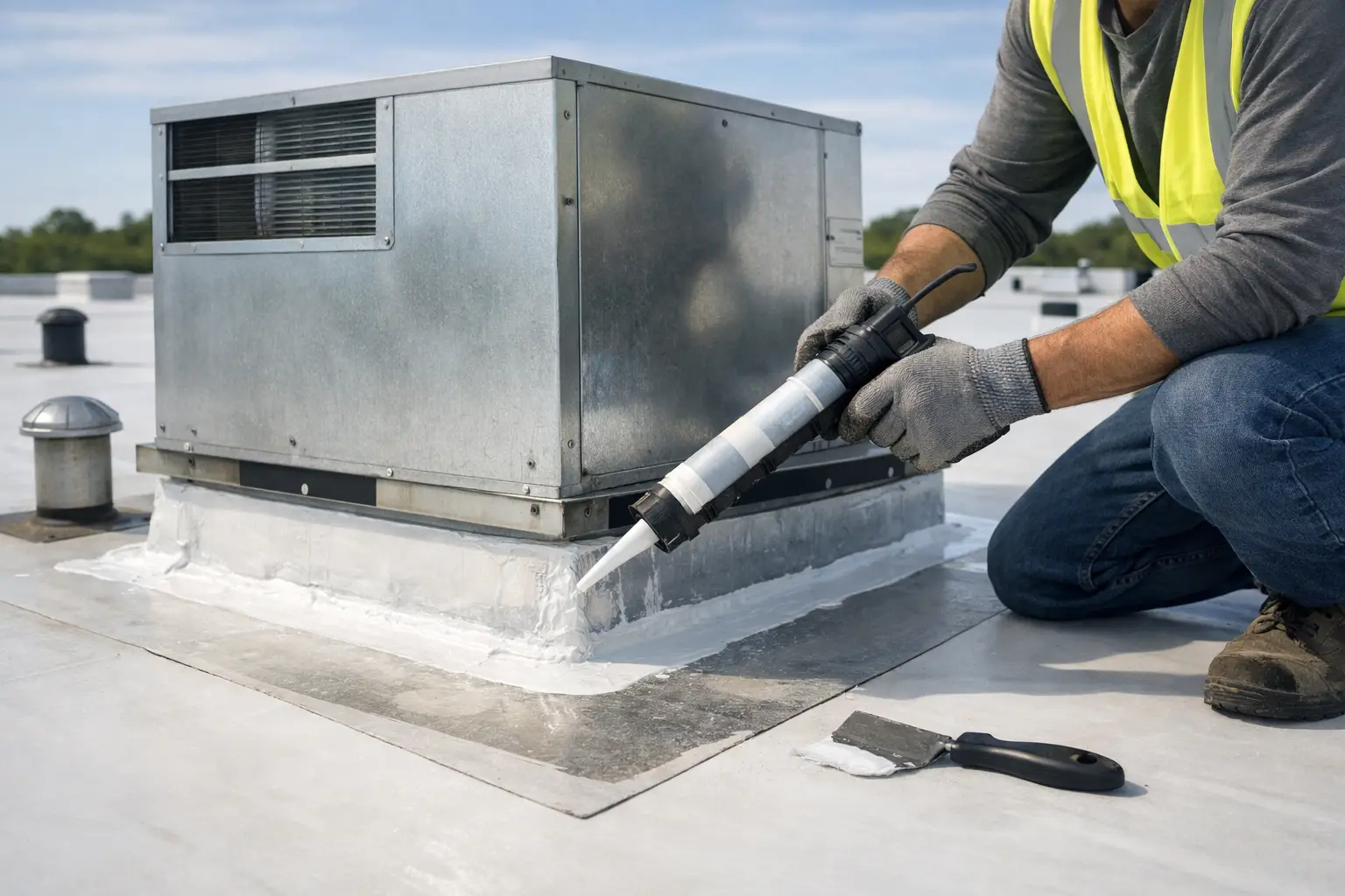 Learn how to seal roof curbs with a field-ready process for inspections, membrane detailing, terminations, and leak control on commercial roofs.