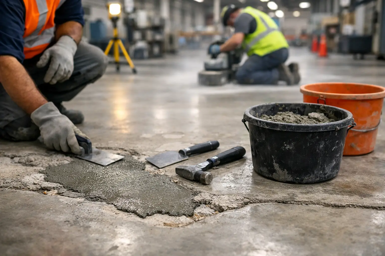 Industrial floor repair guide for warehouses, plants, and commercial sites. Learn how to assess damage, choose systems, and avoid repeat failures.