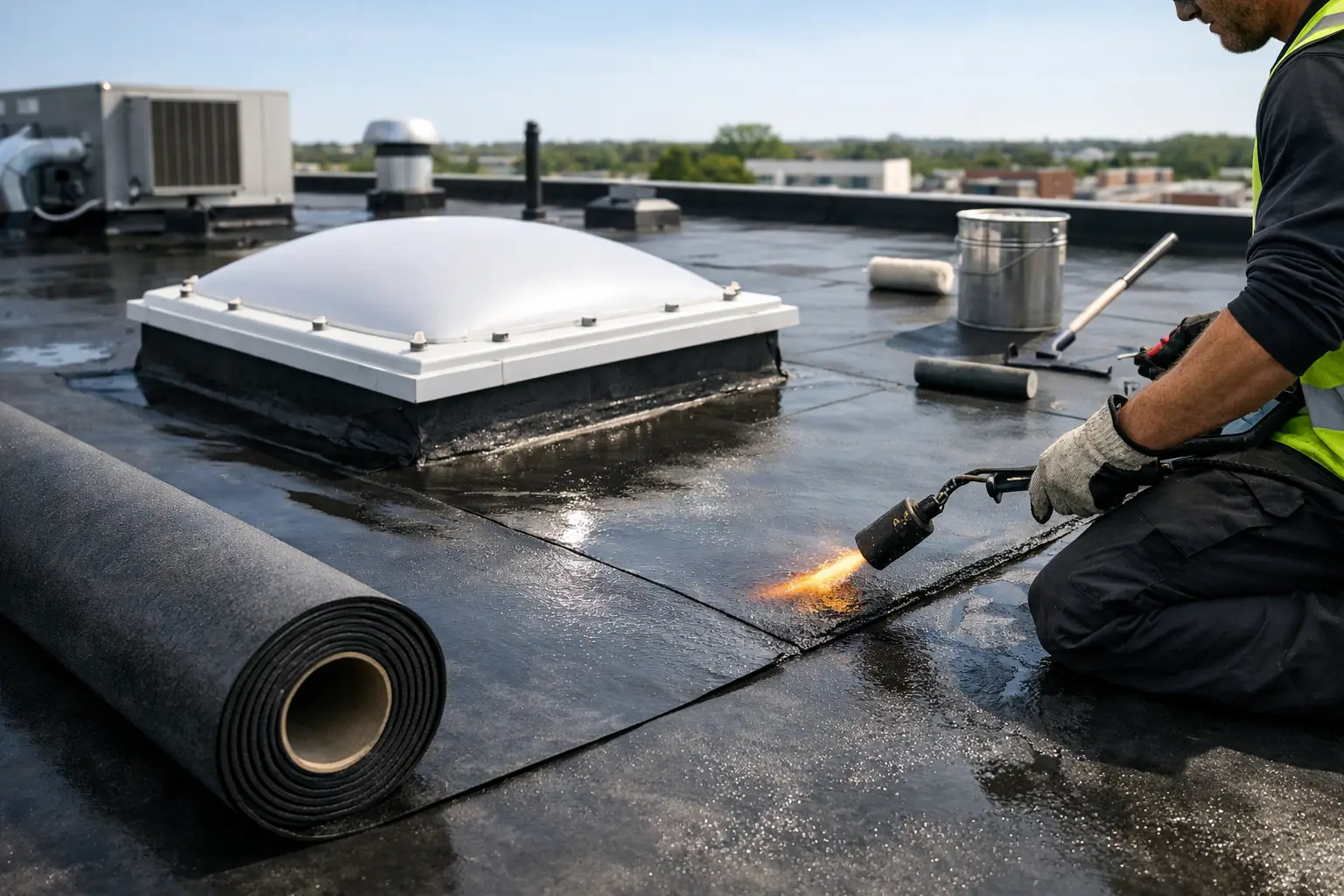 EPDM roof waterproofing review for warehouses, factories, and commercial buildings. See performance, limits, cost factors, and fit.