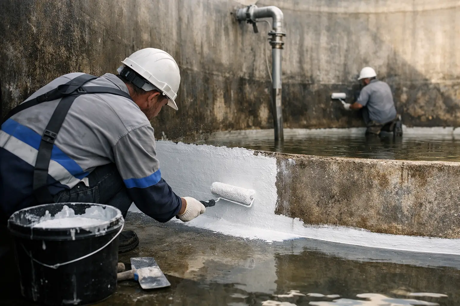 Water tank waterproofing repair protects concrete and operations. Learn how inspection, preparation, and the right system prevent repeat leaks for years.