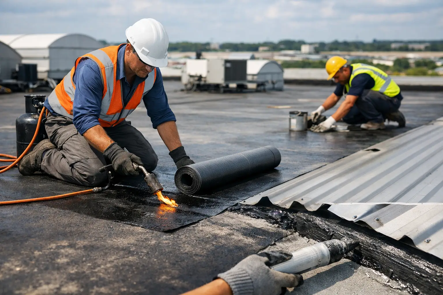 Learn the best industrial roof repair methods for leaks, corrosion, drainage failure, and heat damage on warehouses, factories, and sheds.