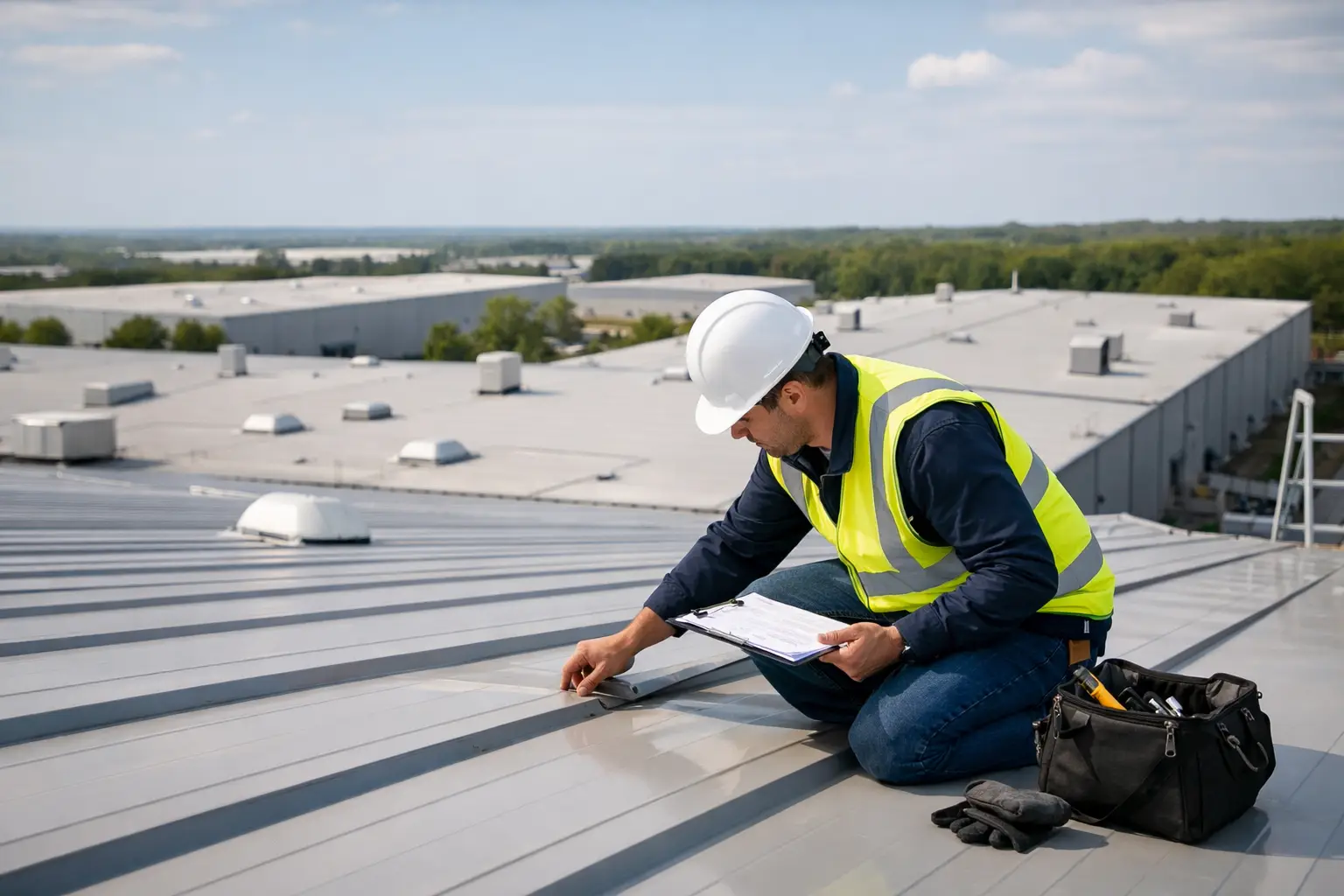 Learn how often should warehouse roofs be inspected, what changes inspection frequency, and when damage, leaks, or weather demand faster action.