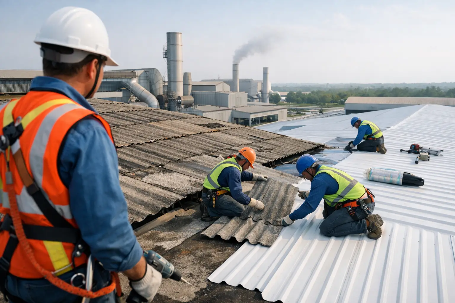 Factory roof rehabilitation guide for facility teams managing leaks, rust, heat, and drainage failure with practical repair planning.
