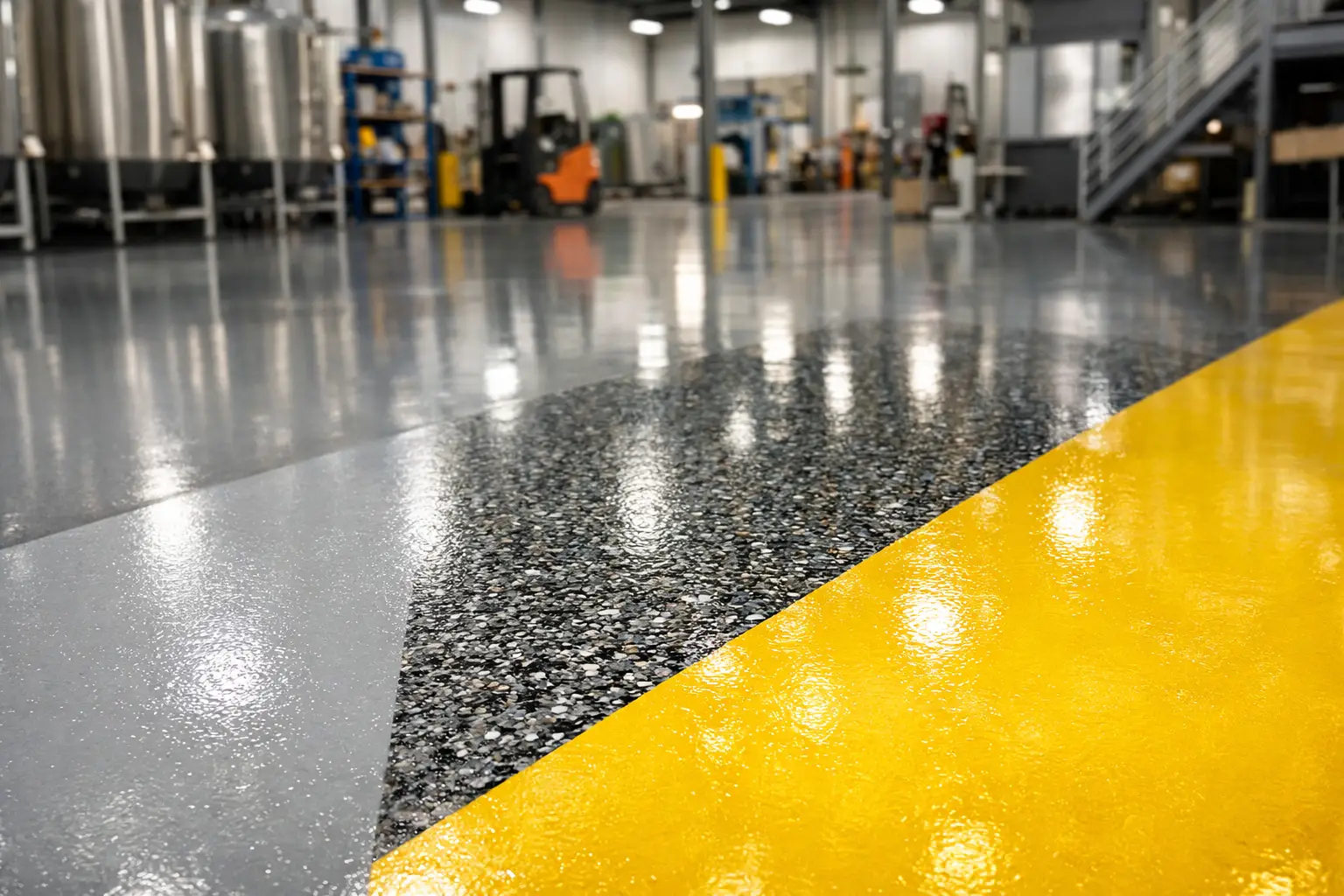 Compare the best industrial floor coating options for warehouses, plants, and commercial sites based on durability, chemical resistance, cost, and use.