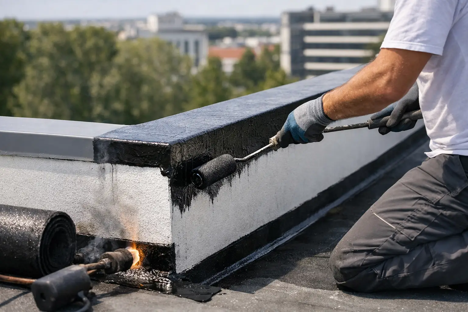 Learn how to waterproof roof parapets with the right membrane, flashing, drainage, and joint treatment to stop leaks and protect commercial roofs longer.