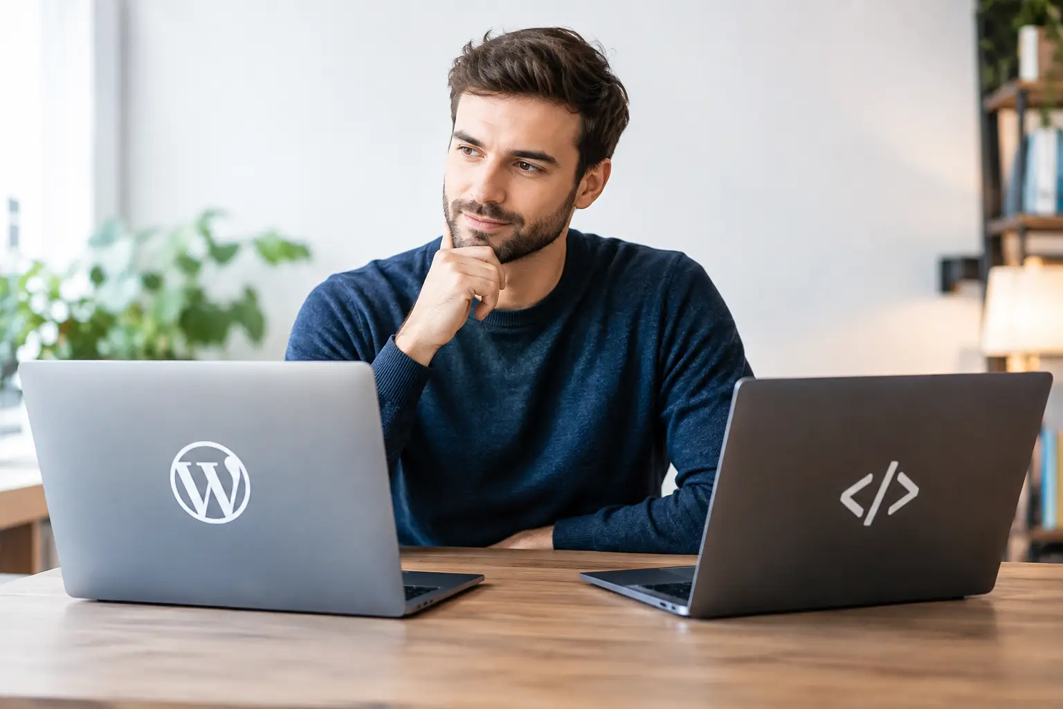 WordPress oder HTML Website richtig wählen