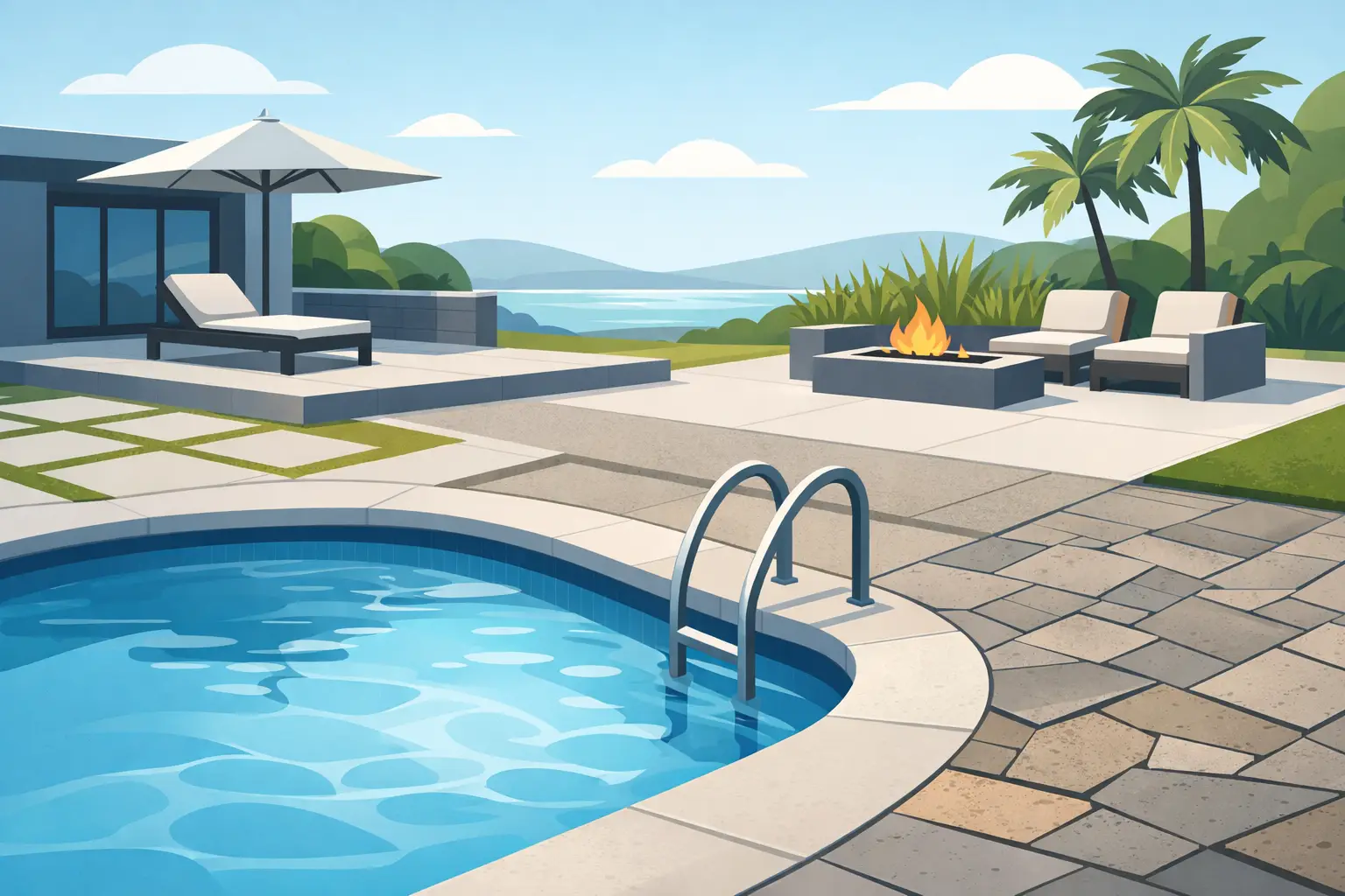 Best Concrete Pool Deck Options