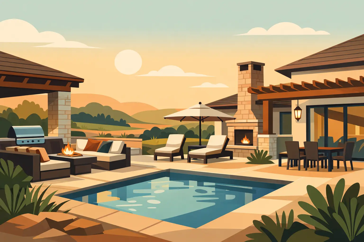 Outdoor Living Design Build for Texas Homes