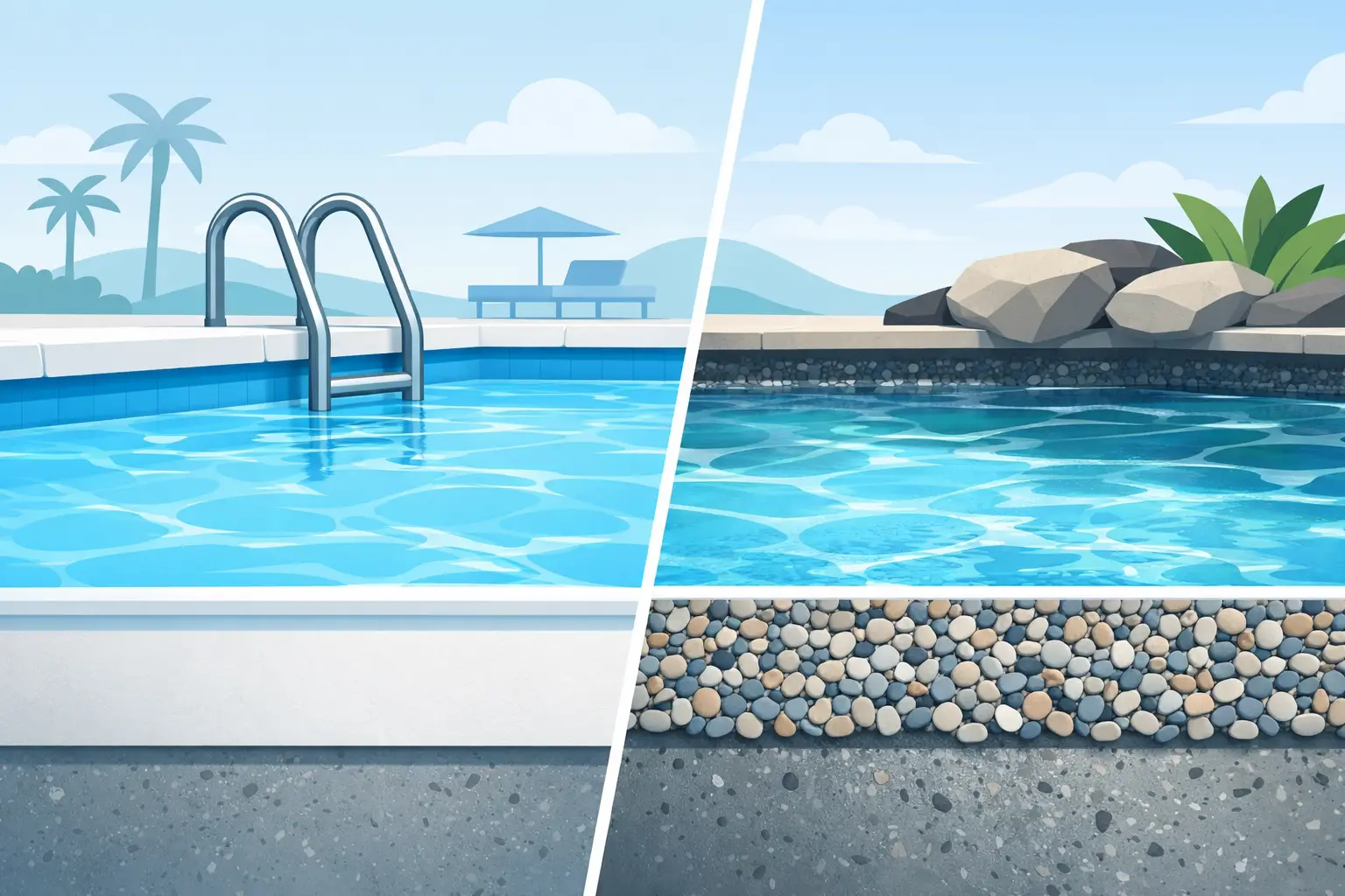 Pool Plaster Versus Pebble: Which Lasts?