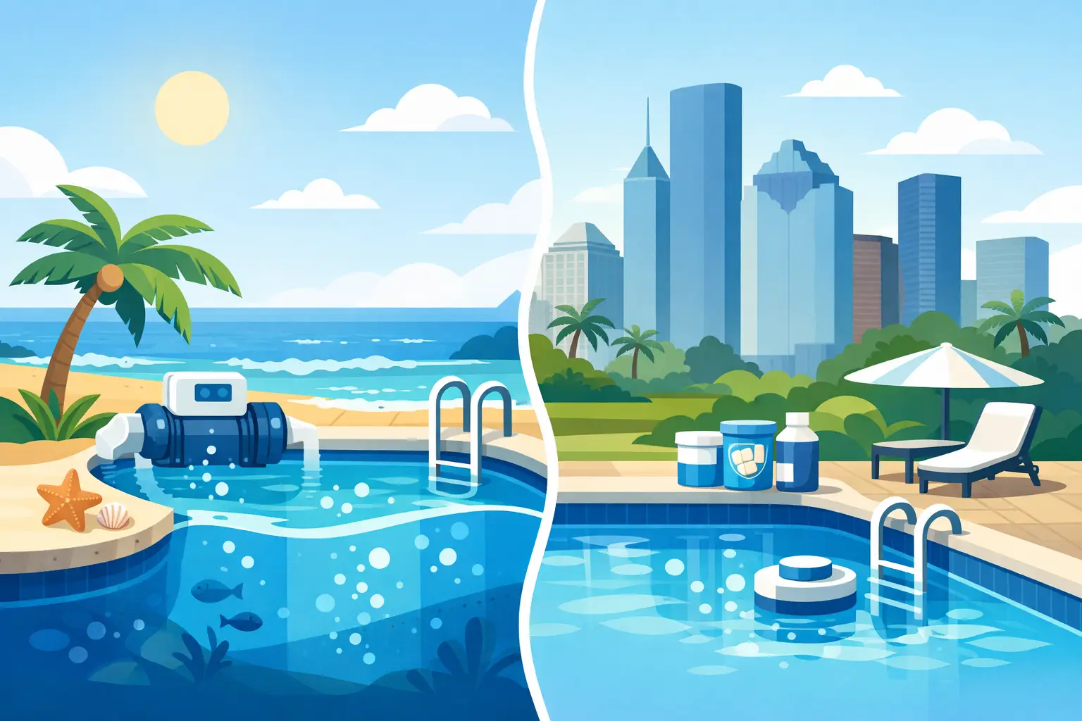 Saltwater or Chlorine Pool: Which Is Best in Houston?