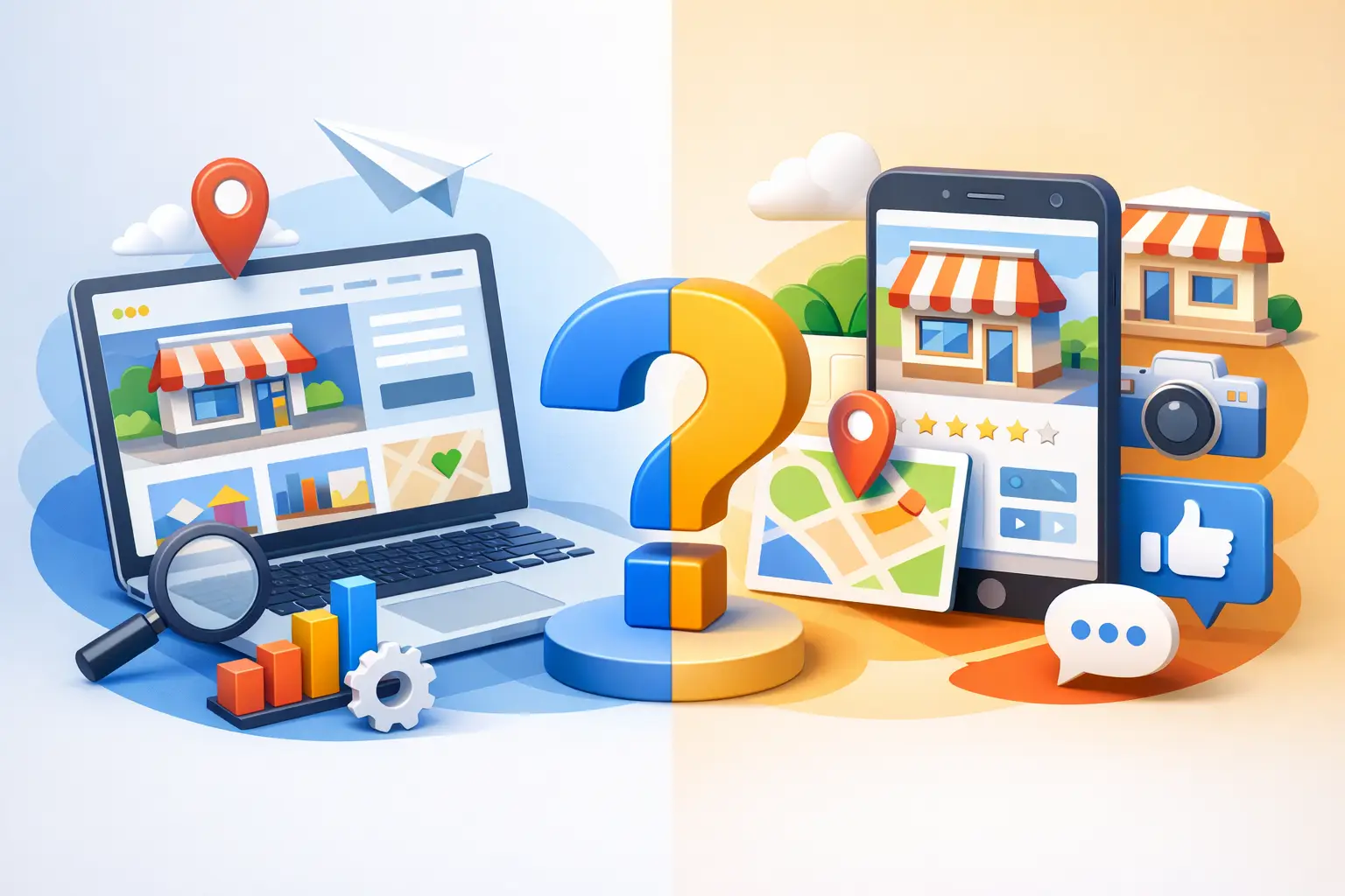 Weboldal vagy Google Cégprofil? Mikor melyik kell?