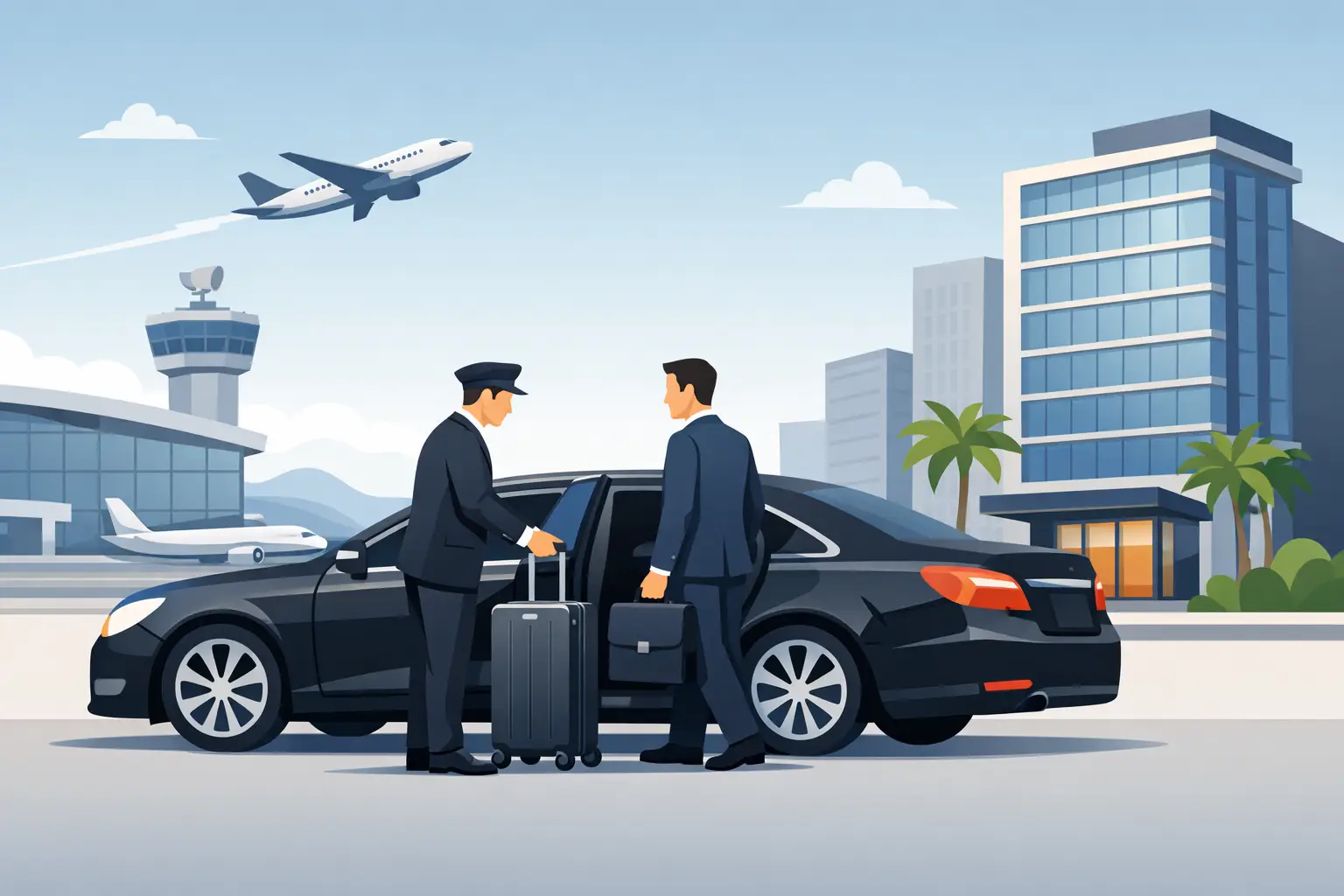 Transfer aeroporto para hotel executivo