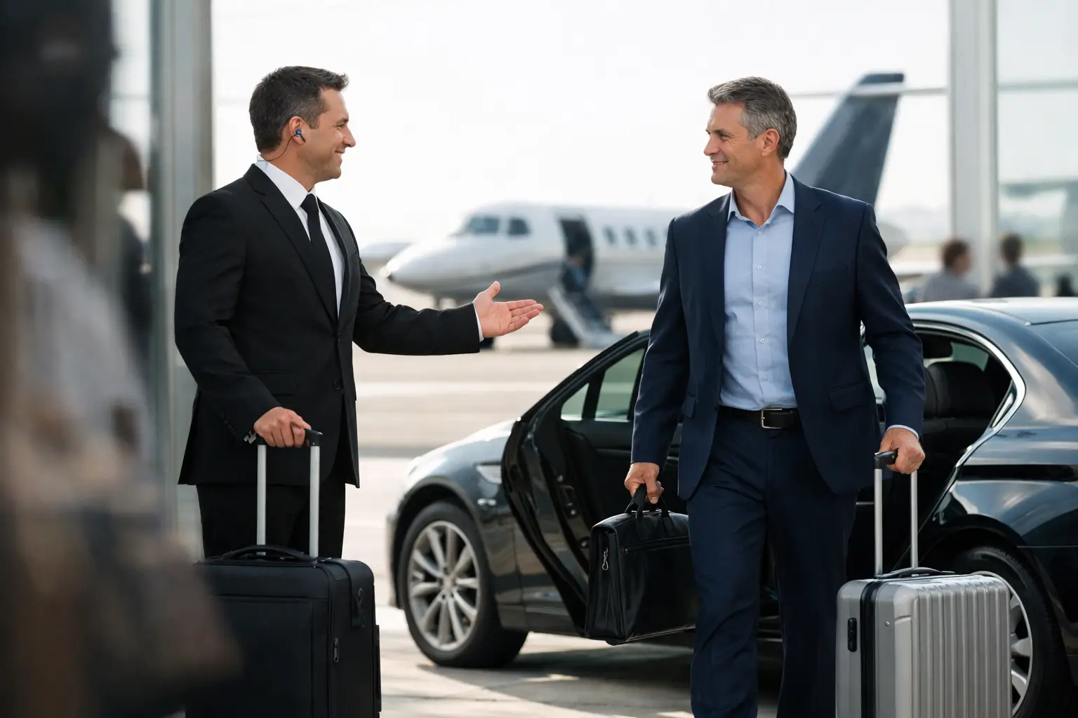 Receptivo executivo em aeroportos sem imprevistos