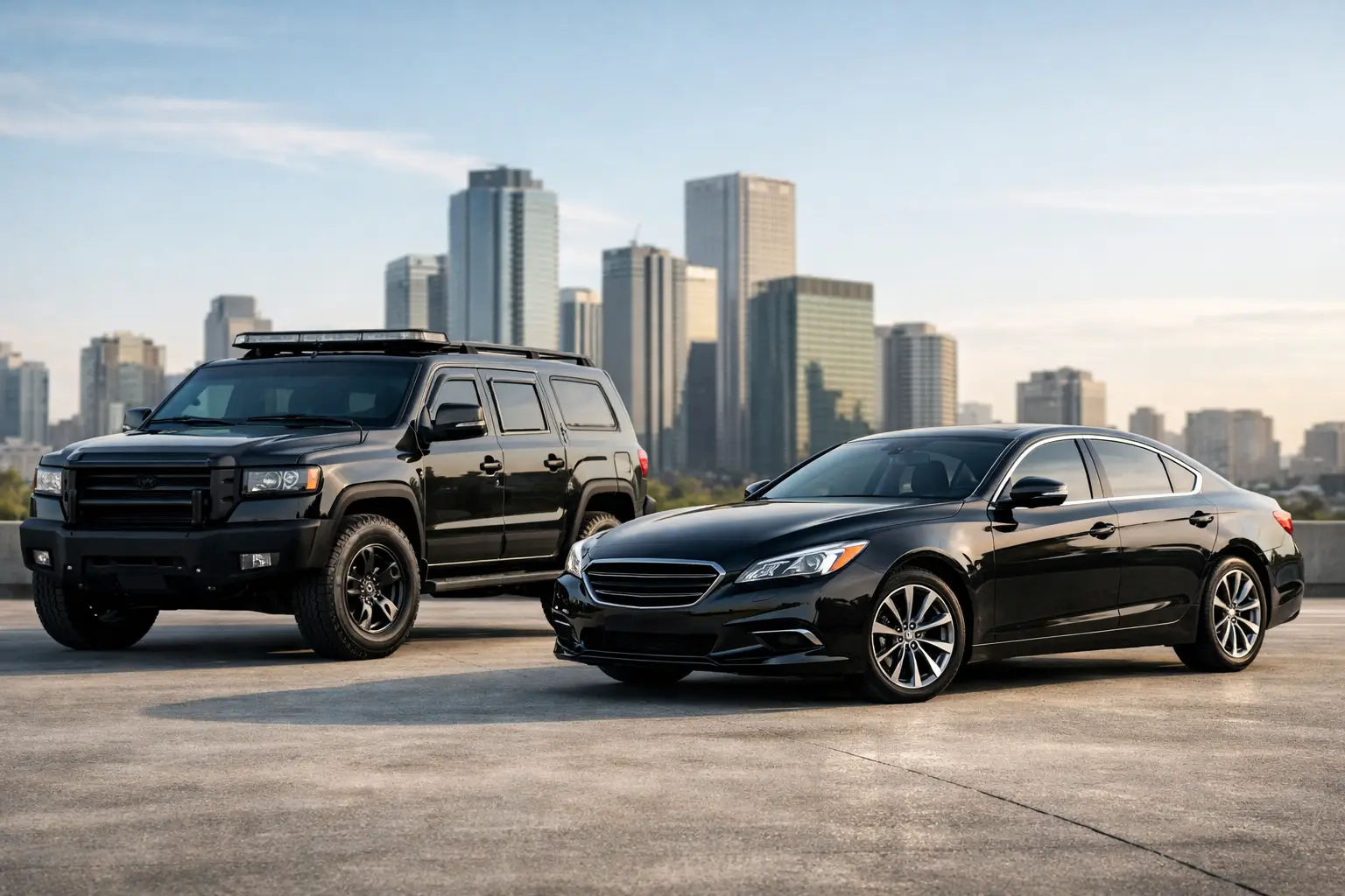 Transporte blindado ou sedan: qual escolher?