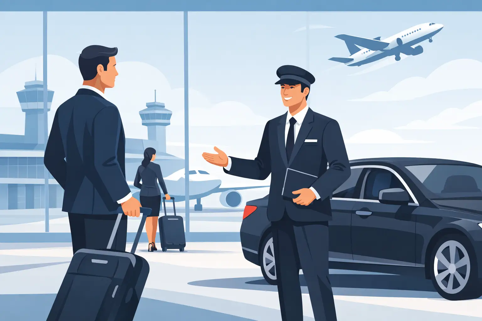 Serviço de receptivo executivo em aeroporto