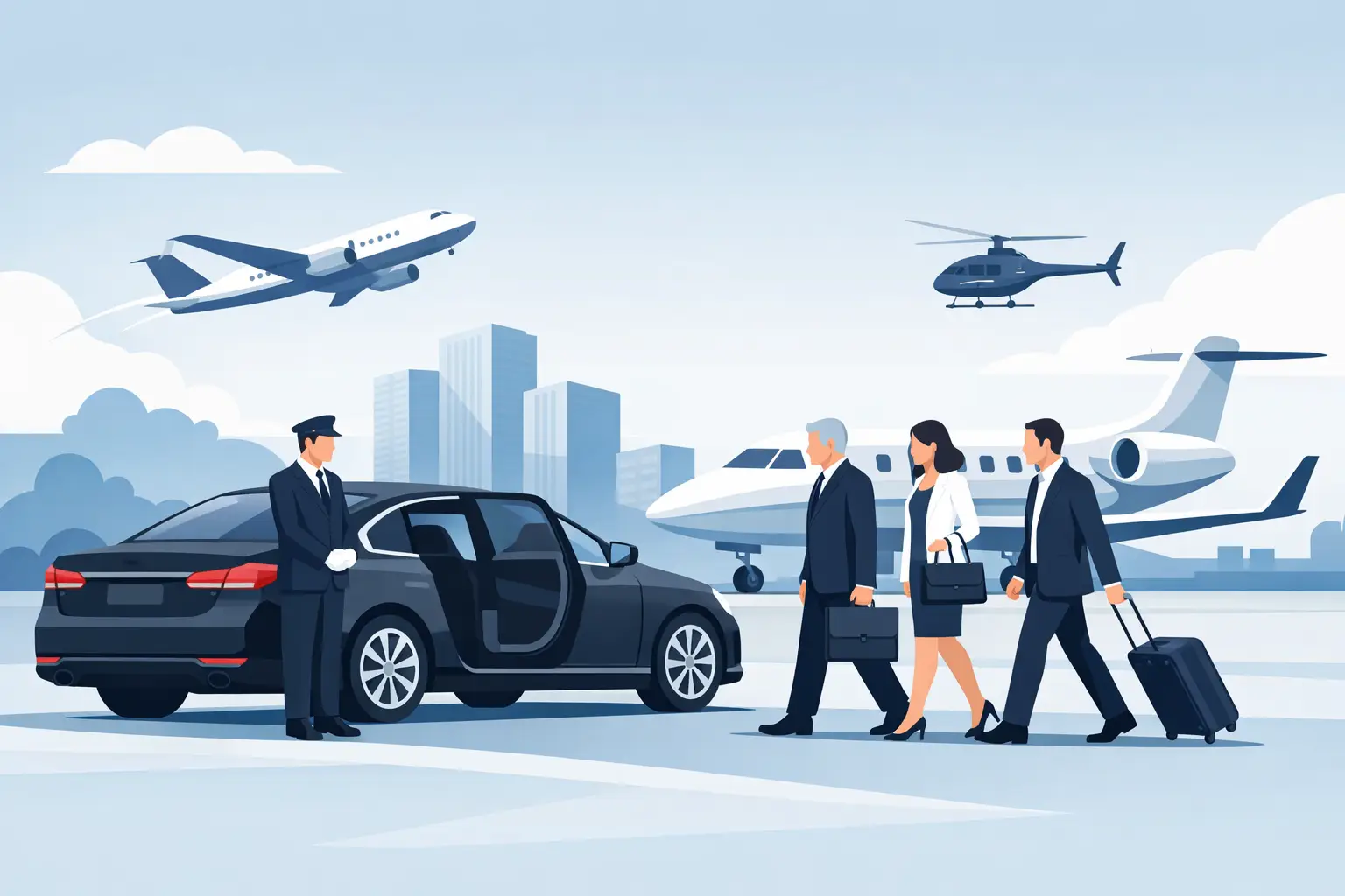 Transporte para diretoria de empresas