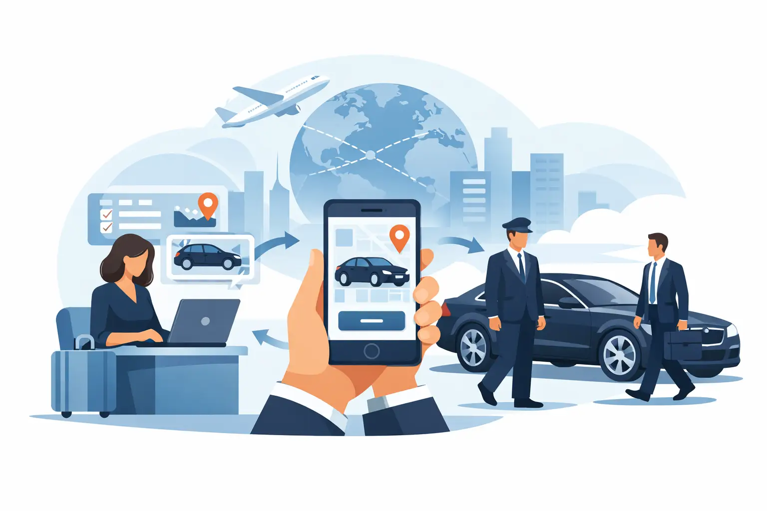 Como funciona a reserva de transfer executivo