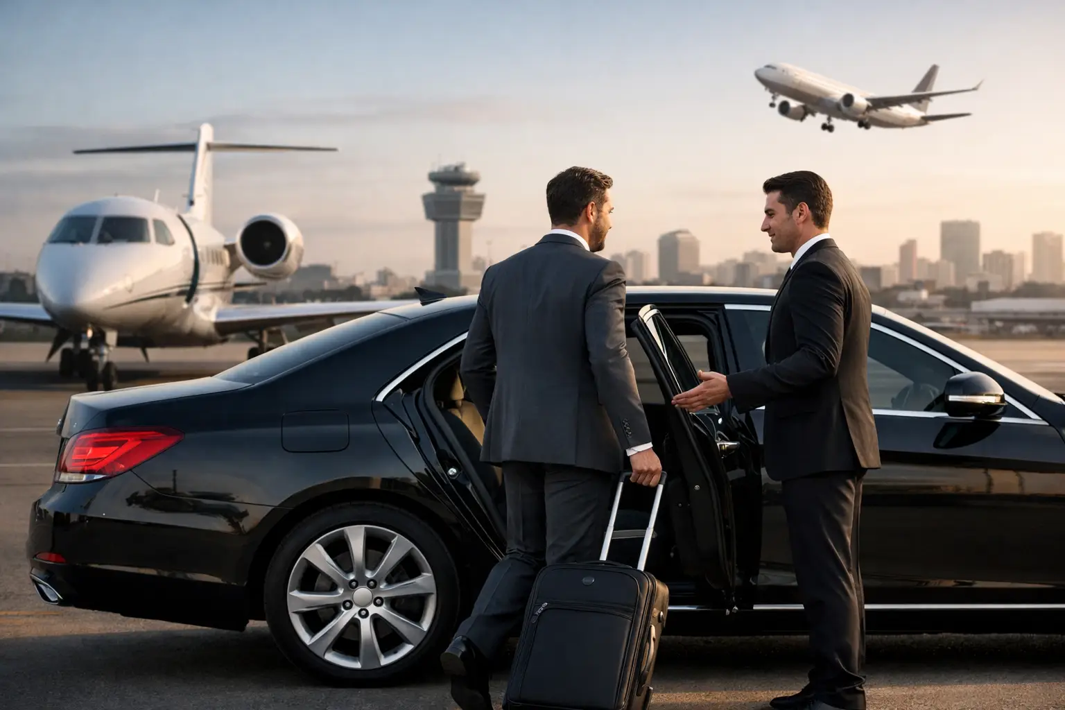 Transfer executivo Guarulhos para viagens corporativas